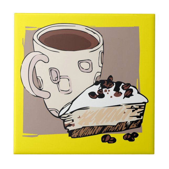 Coffee and Cake Tile (Front)