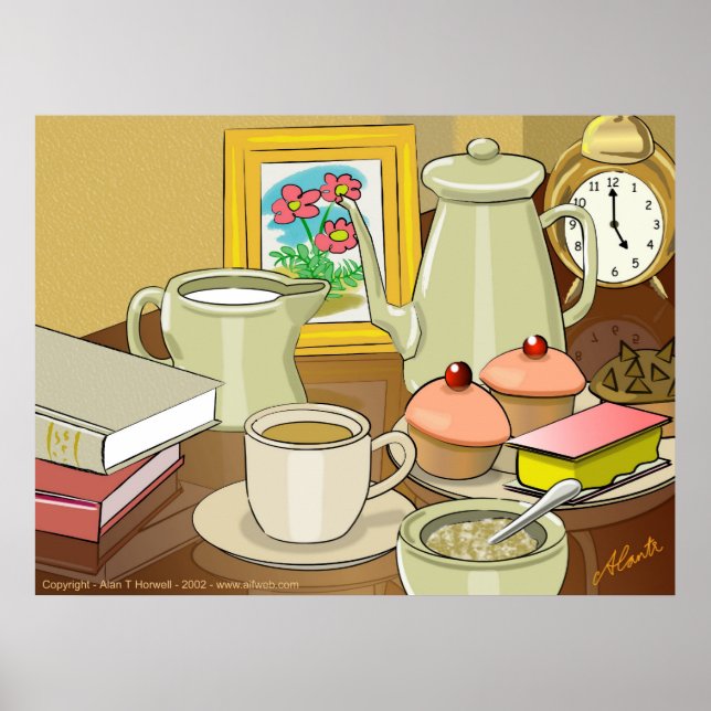 Coffee and Cakes Poster (Front)