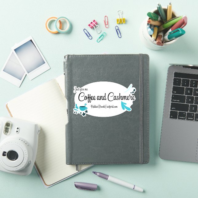 Coffee and Cashmere Sticker (iPad Cover)