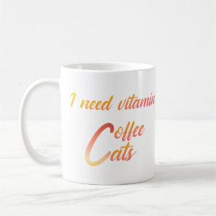 Coffee and cats lovers mug