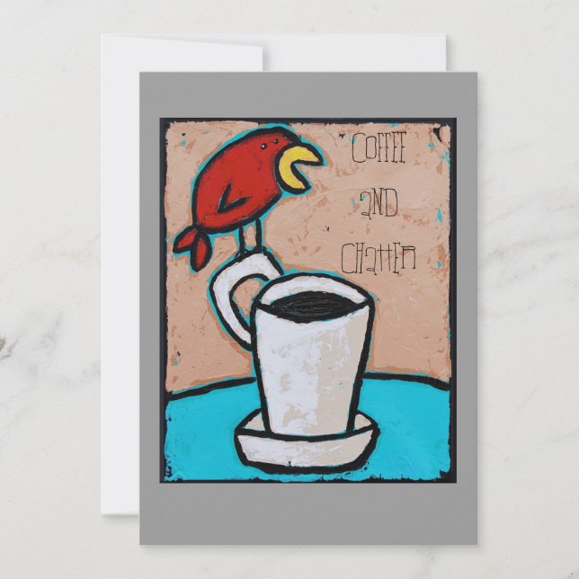 Coffee and Chatter invitation (Front)