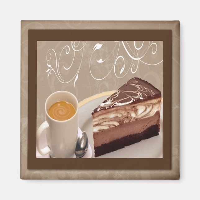 Coffee and Cheesecake Magnet (Front)