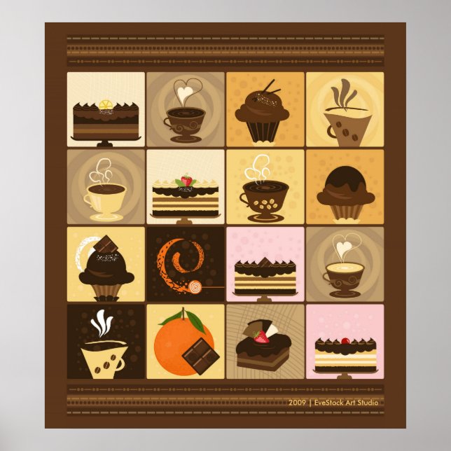 Coffee and Chocolate Print (Front)