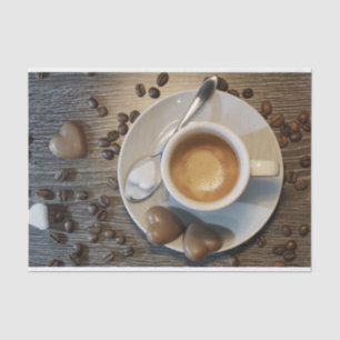 coffee and chocolate tissue paper