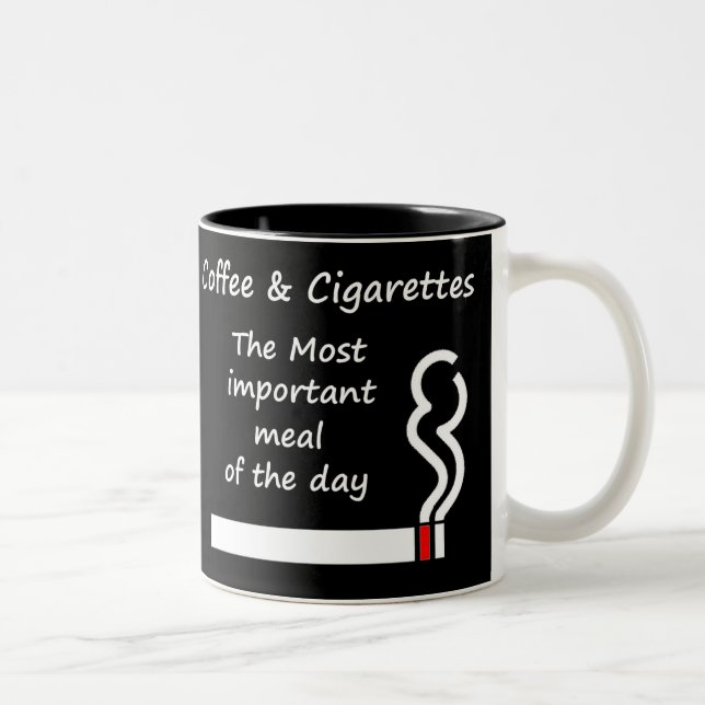 Coffee and Cigarettes Mug (Right)