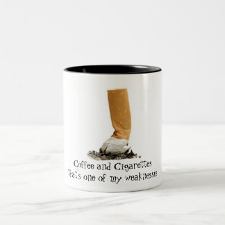 Coffee and Cigarettes Two-Tone Coffee Mug