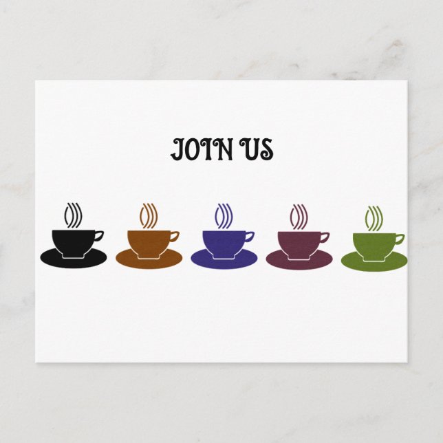 COFFEE AND CONVERSATION INVITATION (Front)