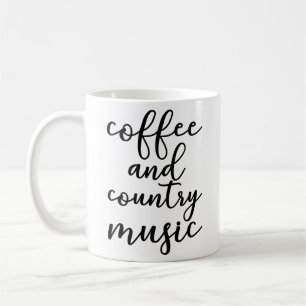 Coffee And Country Music Mug