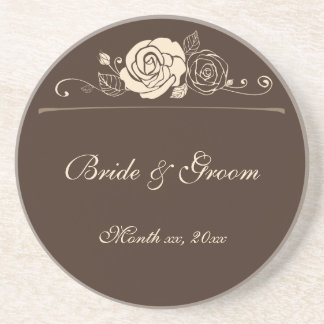 Coffee and Cream Roses Coordinating Gifts Coaster