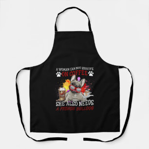 Coffee And Dog Coffee And French Bulldog Gifts Apron