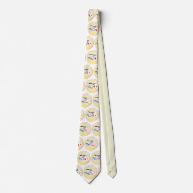 Coffee and Donuts Neck Tie (Front)