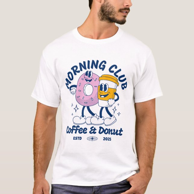Coffee and Doughnut! T-Shirt (Front)