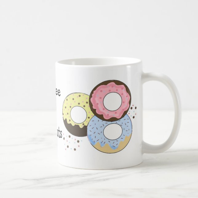 Coffee and Doughnuts Coffee Mug (Right)