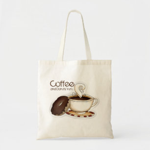 Coffee and Doughnuts Tote Bag