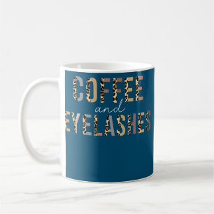 Coffee And Eyelashes Leopard Lash Artist Lash Mug