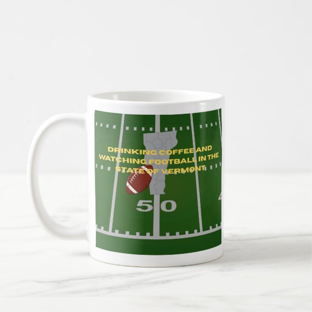 Coffee and Football in Vermont  Coffee Mug (Left)