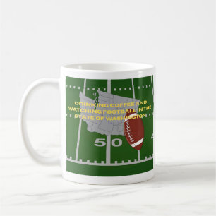 Coffee and Football in Washington  Coffee Mug