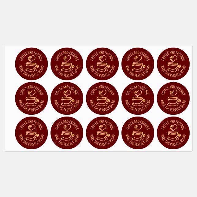 Coffee and Friends, Make the Perfect Blend (Sheet)