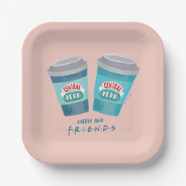 Coffee and FRIENDS™ Paper Plate (Front)