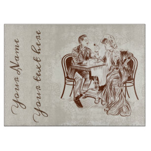 coffee and love cutting board