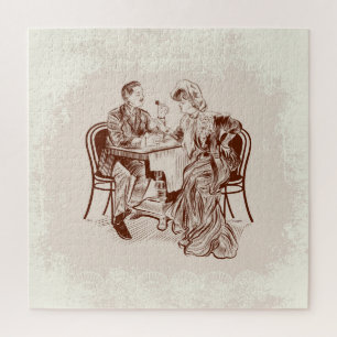 coffee and love jigsaw puzzle