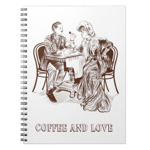 Coffee and love notebook