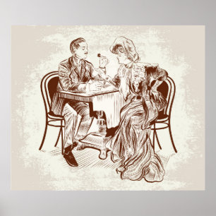 coffee and love poster