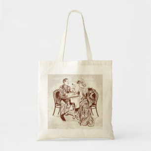 coffee and love tote bag