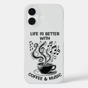 Coffee and Music Phone Case