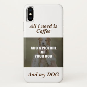 Coffee and my Dog Throw Pillow Case-Mate iPhone Case