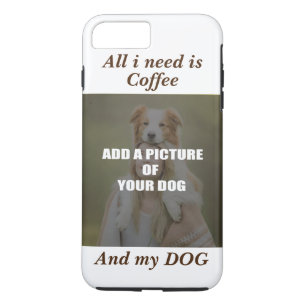 Coffee and my Dog Throw Pillow Case-Mate iPhone Case