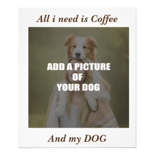 Coffee and my Dog Throw Pillow Speck iPhone Case Photo Print