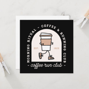 Coffee and running lovers run club funny