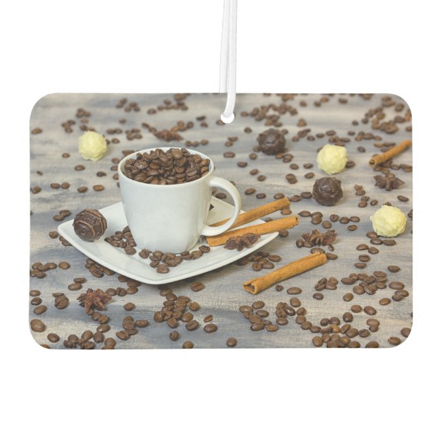 Coffee and spices air freshener (Back)