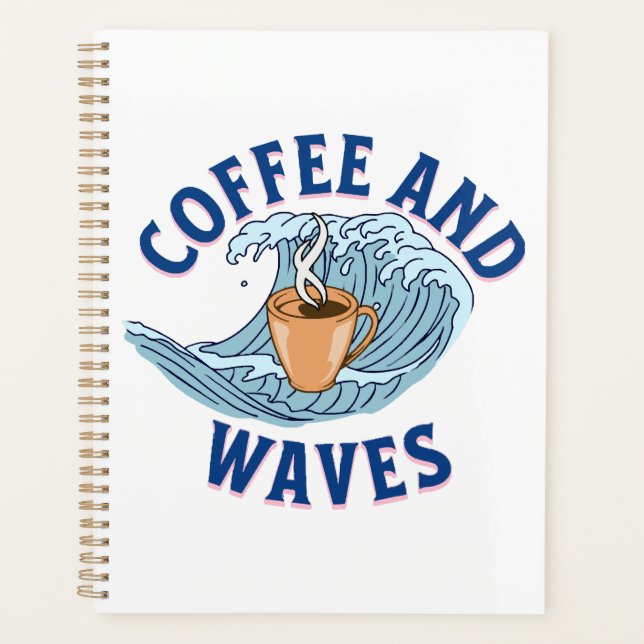 Coffee and Waves Planner (Front)