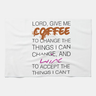 Coffee and Wine Kitchen Towel