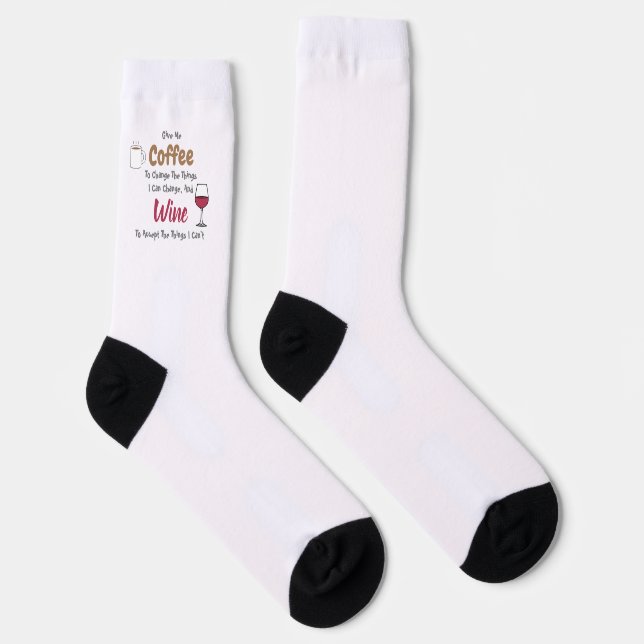 Coffee And Wine Socks (Right)