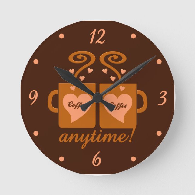 Coffee Anytime wall clock (Front)