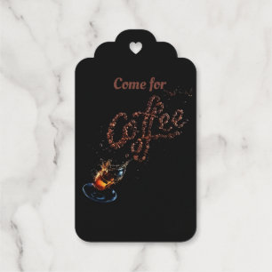  coffee  aromatic  gift tags