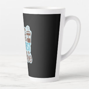 Coffee Art But First Coffee 3 Latte Mug
