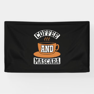 Coffee Art Coffee And Mascara Banner