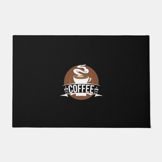 Coffee Art Coffee Doormat (Front)