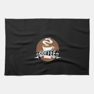 Coffee Art Coffee Kitchen Towel