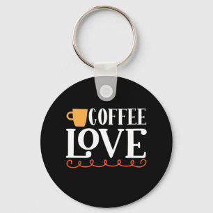 Coffee Art Coffee Love Keychain