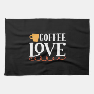 Coffee Art Coffee Love Kitchen Towel