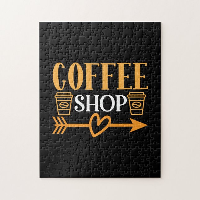 Coffee Art Coffee Shop Jigsaw Puzzle (Vertical)