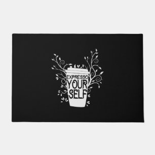 Coffee Art Expresso Yourself Doormat