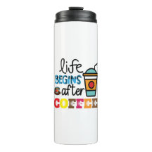 Coffee Art Life Begins After Cofee