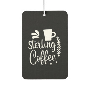 Coffee Art Sterling Coffee Air Freshener