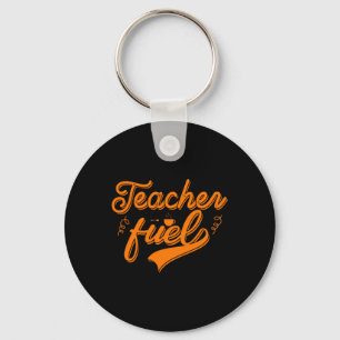 Coffee Art Teacher Fuel Keychain